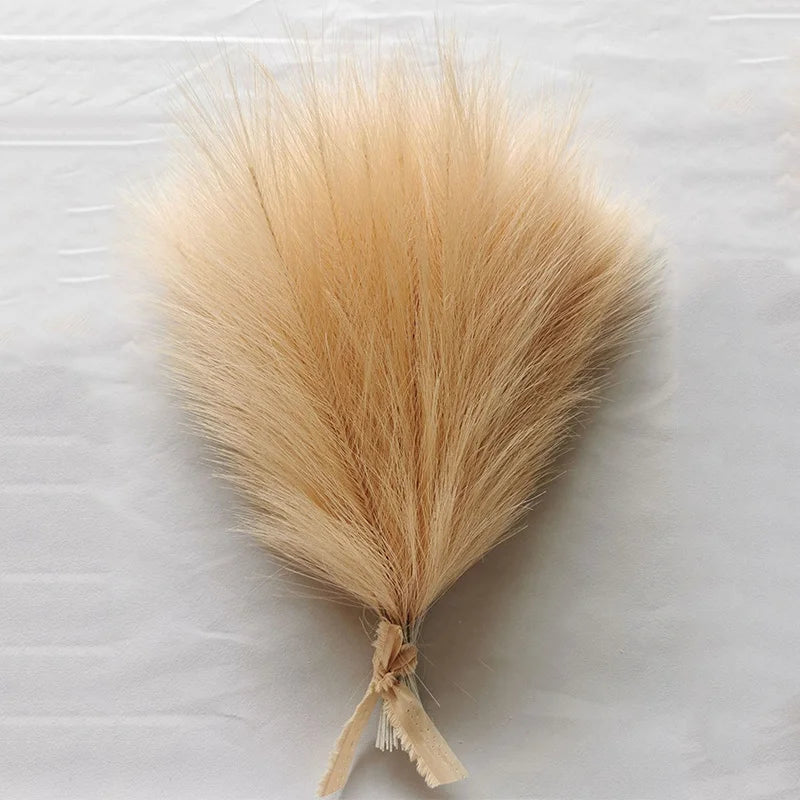 Artificial Pampas Grass Fluffy Bouquet Boho Decor (10-100 Stems)