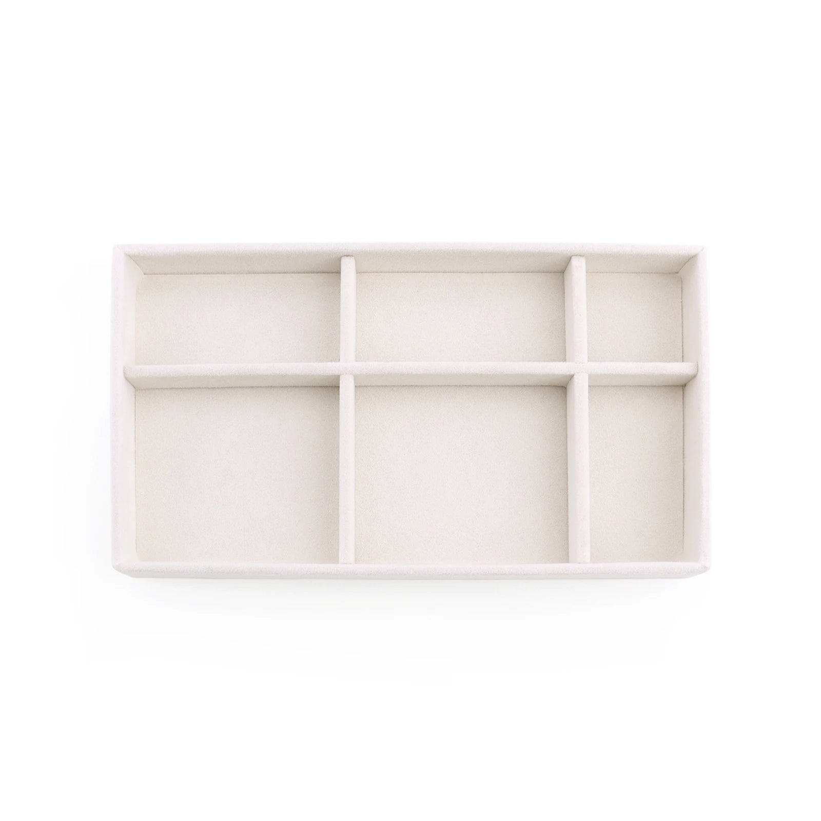 Velvet Jewelry Box Tray Drawer Organizer for Rings Earrings Necklaces Bracelets