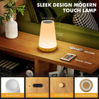 13-Color LED Night Light with Remote, Touch & USB Rechargeable