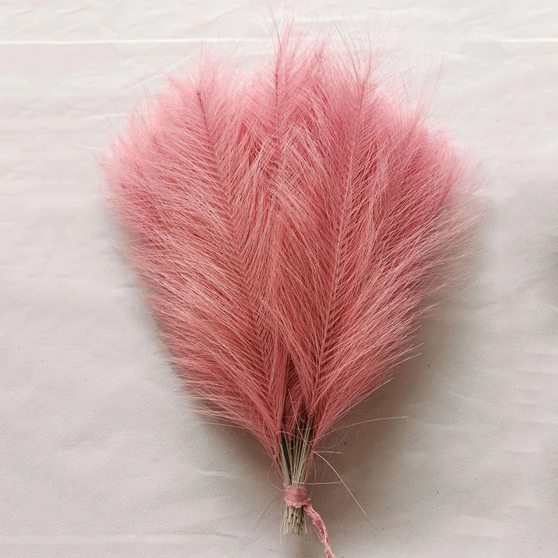 Artificial Pampas Grass Fluffy Bouquet Boho Decor (10-100 Stems)