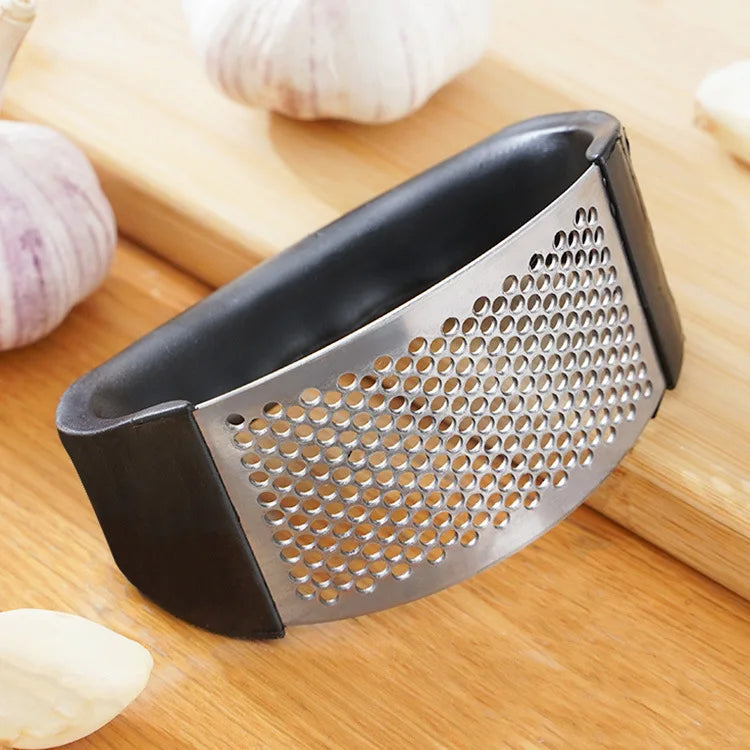 Heavy Duty Stainless Steel Garlic Press – No Peeling Required