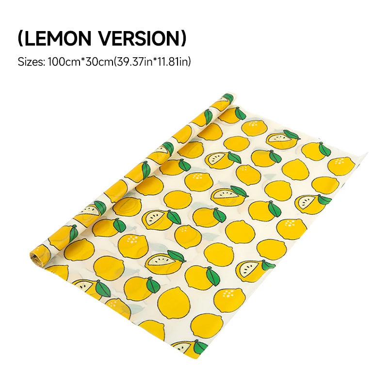 Reusable Beeswax Food Wraps Roll – Cut-to-Size Plastic-Free Storage