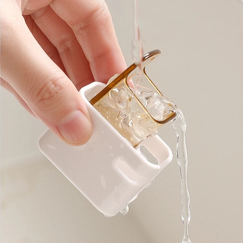 Wall Mounted Toothbrush Holder No Drill Dustproof Set (2, 3 or 4 Pack)