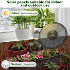 Solar Drip Irrigation Kit with Auto Timer and 15M Hose for Greenhouse and Potted Plants