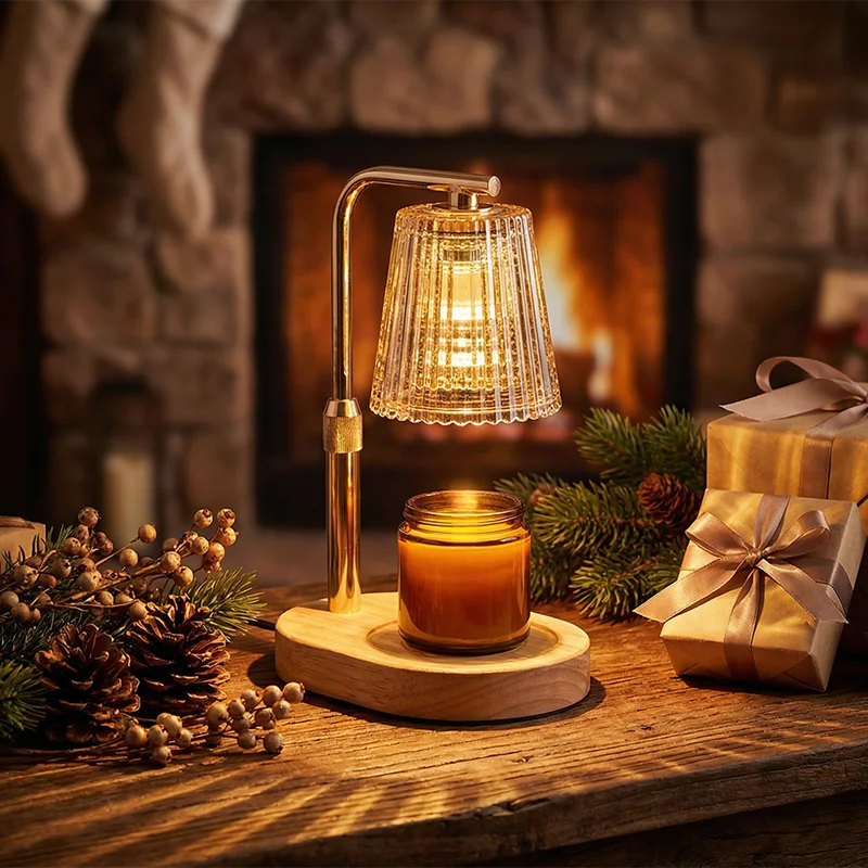 Candle Warmer Lamp with Timer and Dimmer - Cozy Bedroom Decor