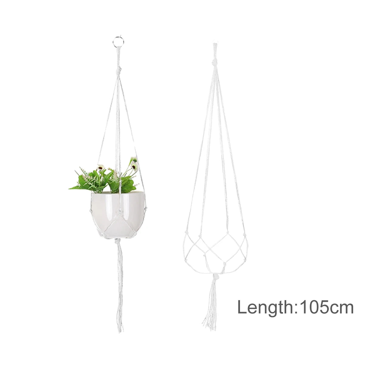 Handmade Macrame Plant Hanger Wall Hanging Basket Planter