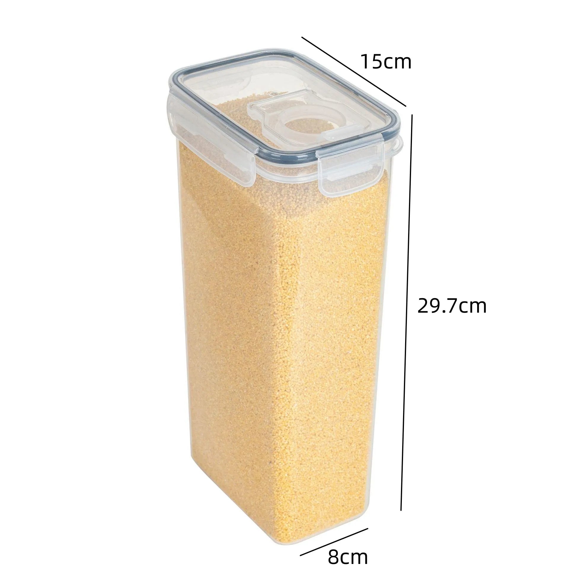 Airtight Pantry Storage Containers with Lids – Cereal & Dry Food Set
