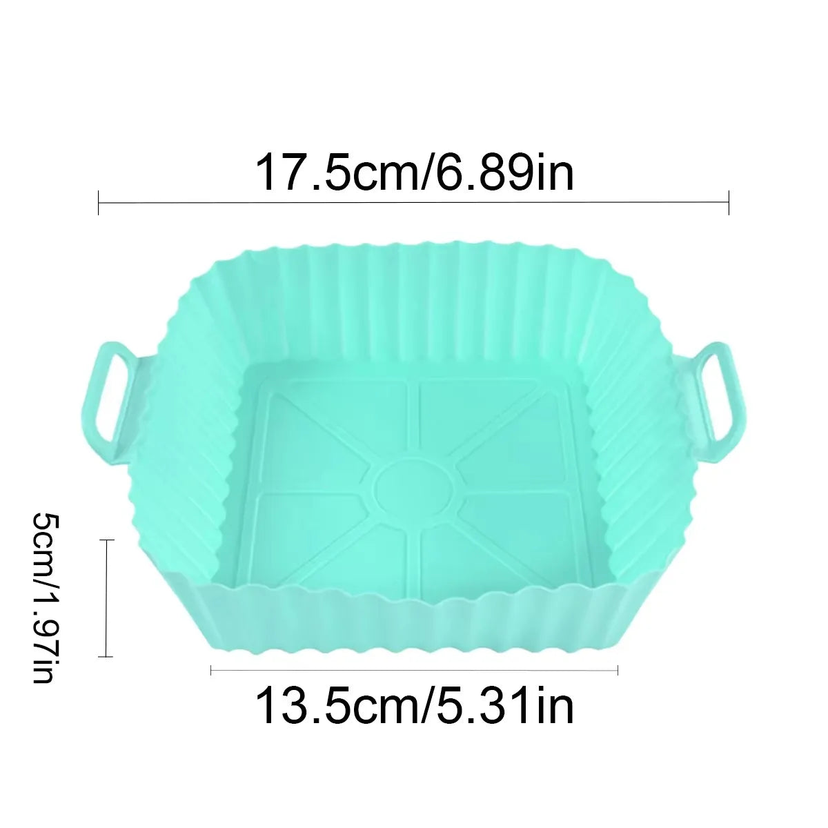 Reusable Silicone Air Fryer Liner – Non-Stick Basket & Baking Tray