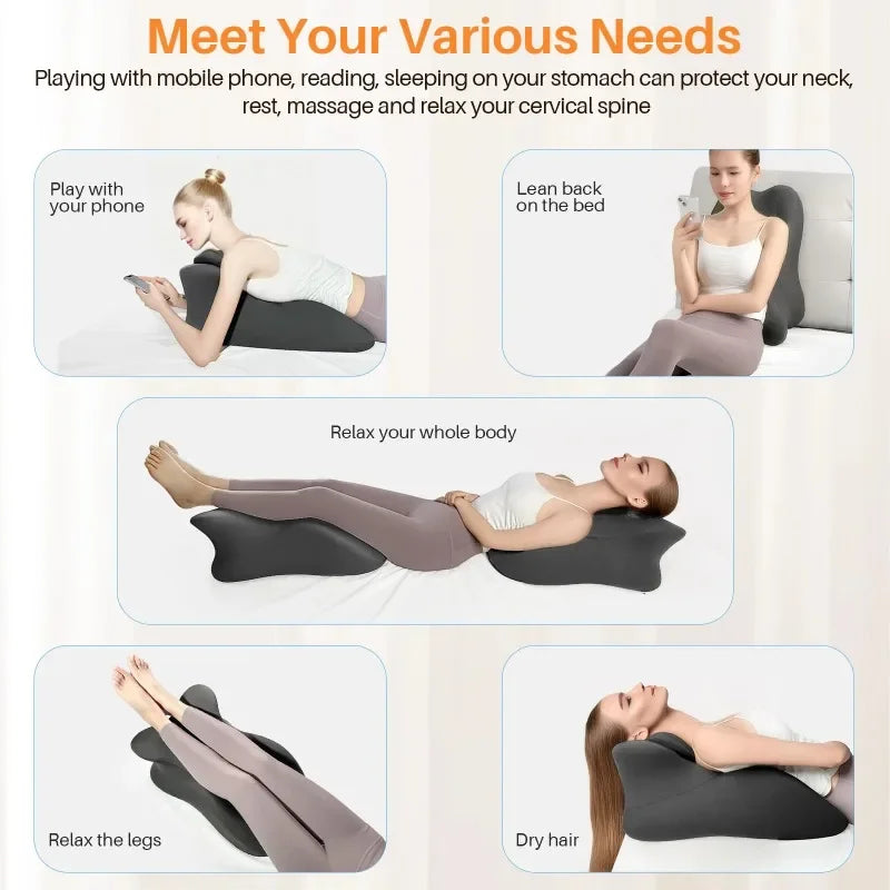 Wedge Pillow Multi-Positional Memory Foam for Body Pain Relief with Removable Cover