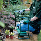 Garden Kneeler Folding Seat with Thicken Widen Soft Kneeling Pad Heavy Duty Foldable Gardening Bench Stool