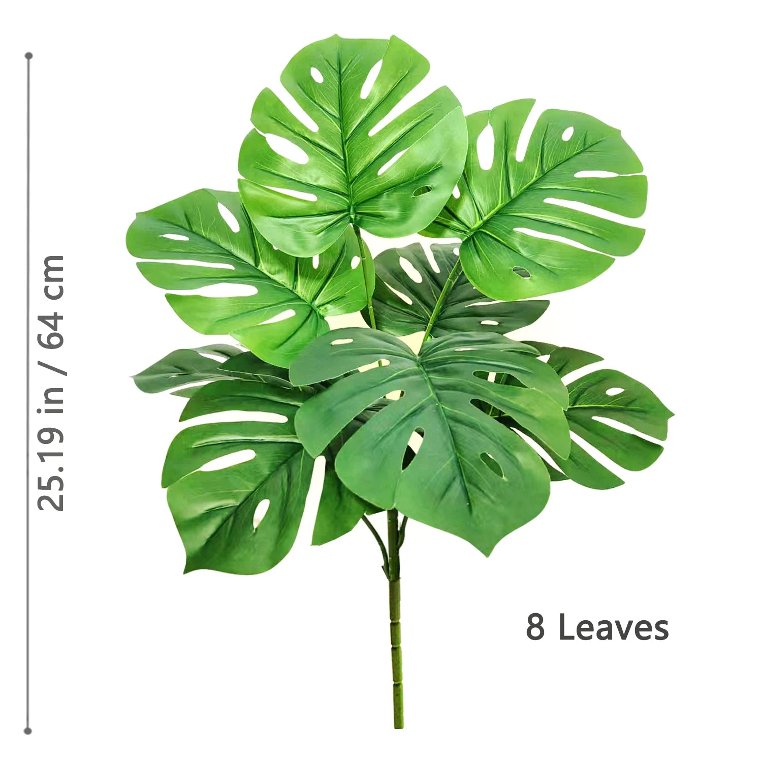 Artificial Monstera Plant Fake Palm Tree Indoor Floor Decor