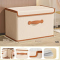 Clothes Storage Box With Lid Wardrobe Organizer for Blankets Underwear
