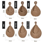 Handwoven Wicker Hanging Wall Fruit & Vegetable Basket for Kitchen