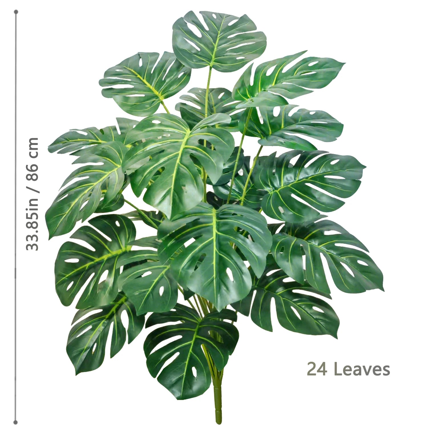 Artificial Monstera Plant Fake Palm Tree Indoor Floor Decor