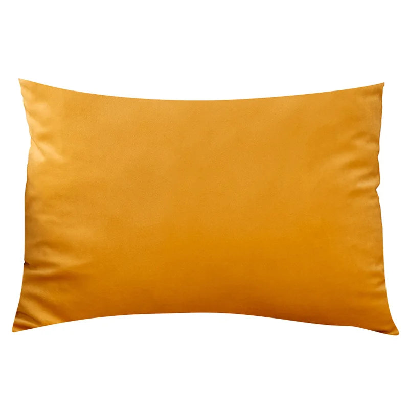 Velvet Plaid Cushion Cover for Sofa and Living Room 12x20