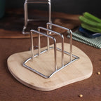 Stainless Steel Pot Lid and Cutting Board Organizer Rack