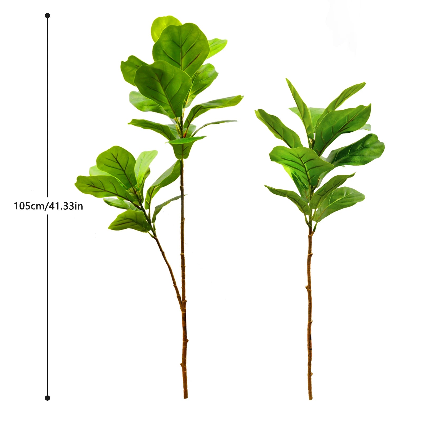 Artificial Fiddle Leaf Fig Tree Indoor Outdoor 77-135cm