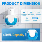 Touchless Foam Soap Dispenser – 420ml Auto Infrared Wall Mount or Desktop