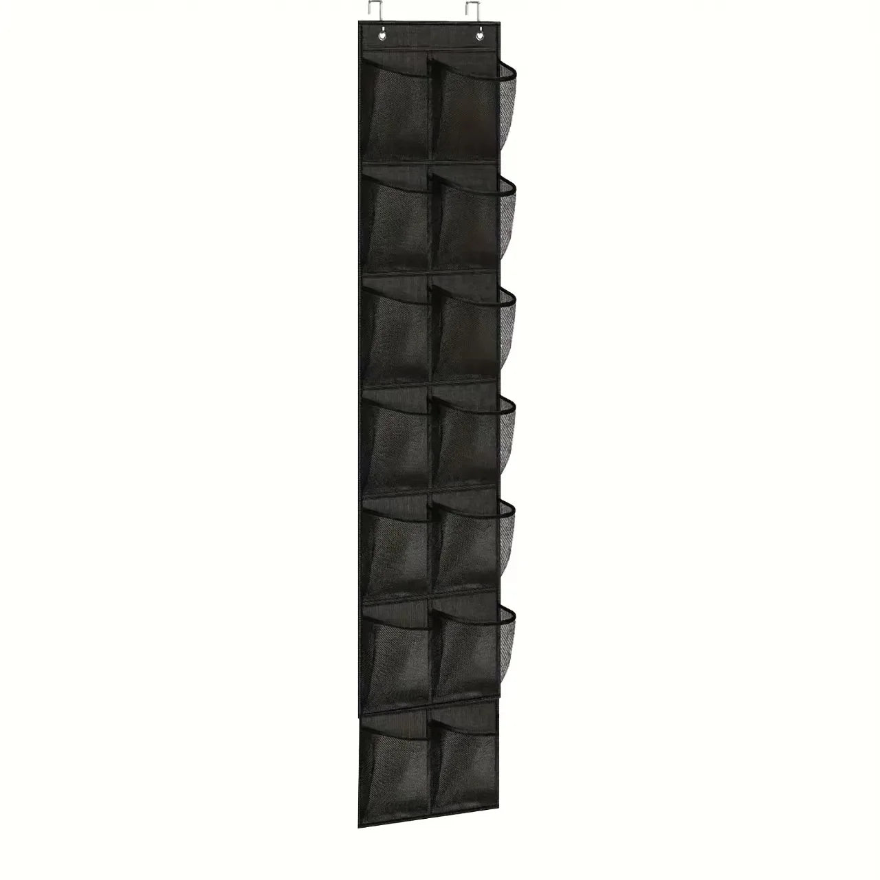 Over Door Shoe Rack Organizer with Large Mesh Pockets - 12 to 40 Pockets