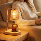Candle Warmer Lamp with Timer and Dimmer - Cozy Bedroom Decor