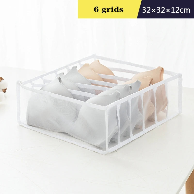Foldable Drawer Organizer Boxes for Underwear, Bras & Socks