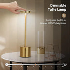 LED Table Lamp USB Rechargeable Touch Sensor Night Light for Bedroom