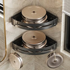 No-Drill Corner Shower Caddy Shelf | Adhesive Bathroom Storage Rack