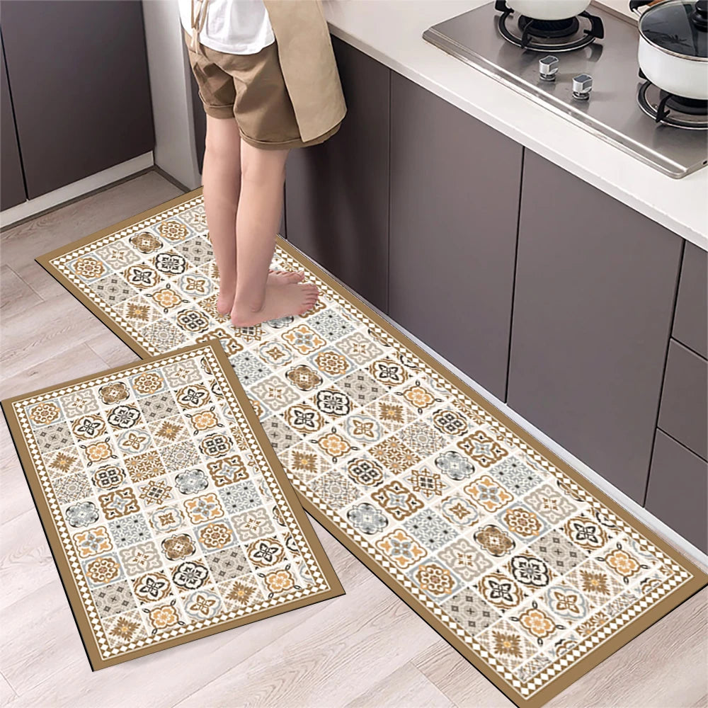 Anti-Slip Kitchen Floor Mat | Absorbent Quick-Dry Bath Rug