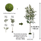 Faux Olive Tree Potted Realistic Indoor 4-6ft Artificial Plant