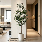Faux Olive Tree Potted Realistic Indoor 4-6ft Artificial Plant