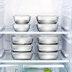 Stainless Steel Meal Prep Containers – 5-Piece Stackable Set