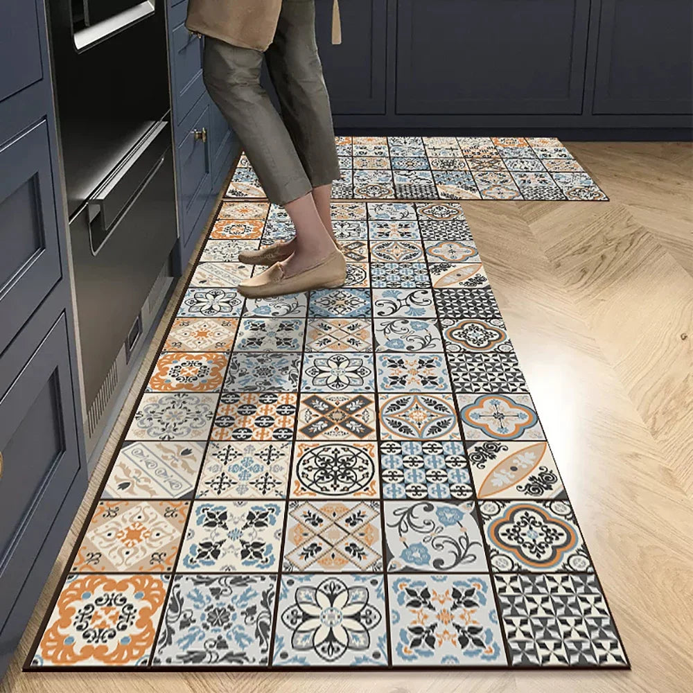 Anti-Slip Kitchen Floor Mat | Absorbent Quick-Dry Bath Rug