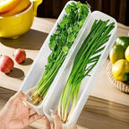 Stackable Fridge Organizer Bins with Airtight Lids – 1, 2 or 6 Pack
