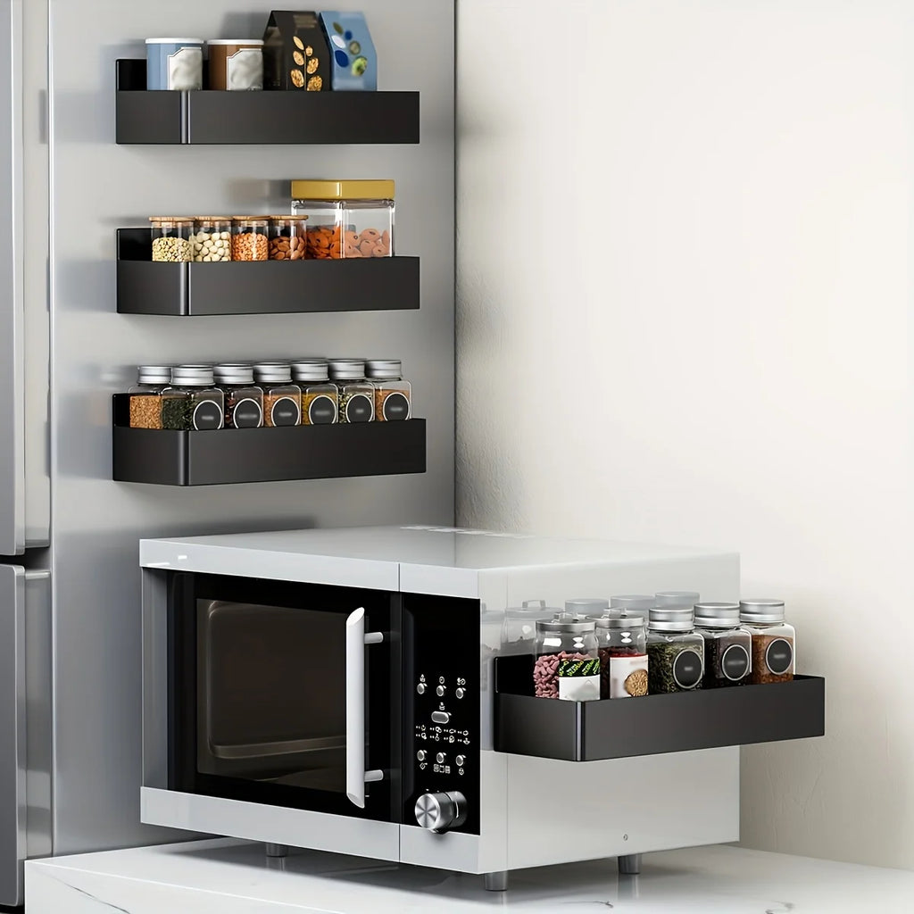 Magnetic Fridge Shelf Wall-Mounted Storage Rack (2 or 4 Piece Set)