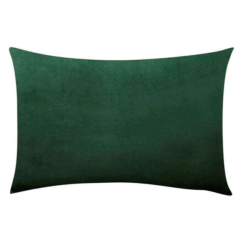 Velvet Plaid Cushion Cover for Sofa and Living Room 12x20