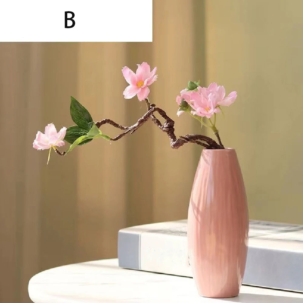 Celeste Ceramic Vase – Minimalist Nordic Living Room & Dining Table Decor