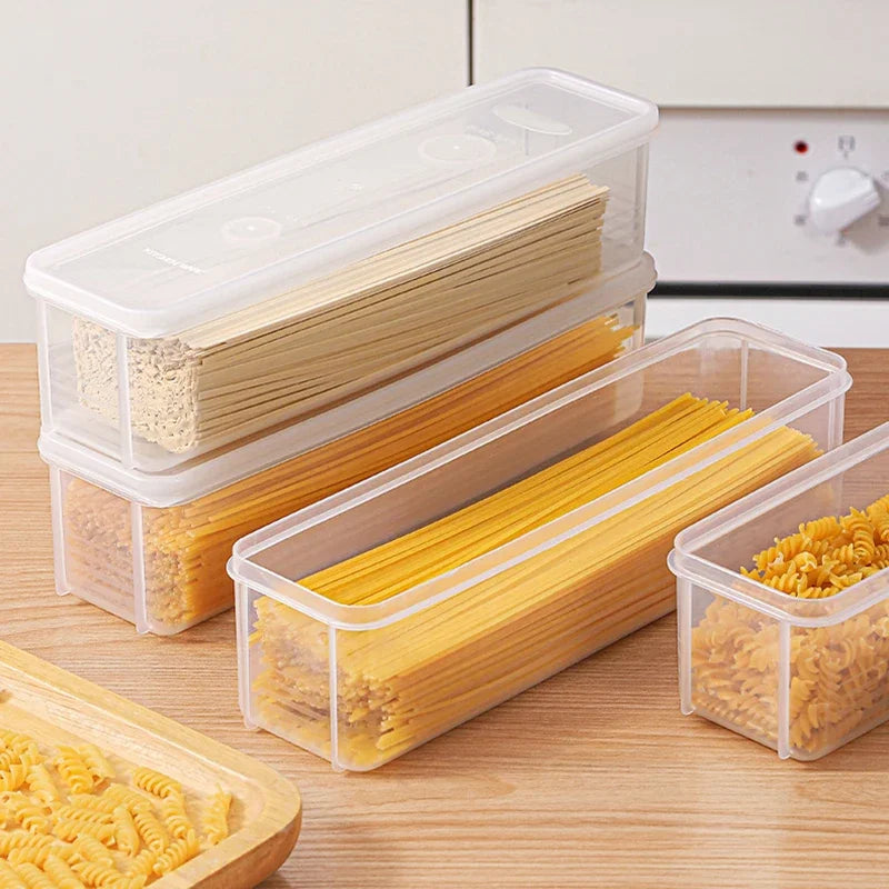 Stackable Fridge Organizer Bins with Airtight Lids – 1, 2 or 6 Pack