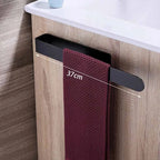 Self-Adhesive Towel Rack No Drill Stainless Steel 40cm Brushed