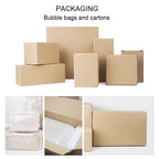 White Onyx Natural Marble Bathroom Accessories Set with Gold Accents
