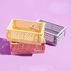 Foldable Stackable Storage Crate – Collapsible Organizer Box for Closet, Kitchen & Shelf