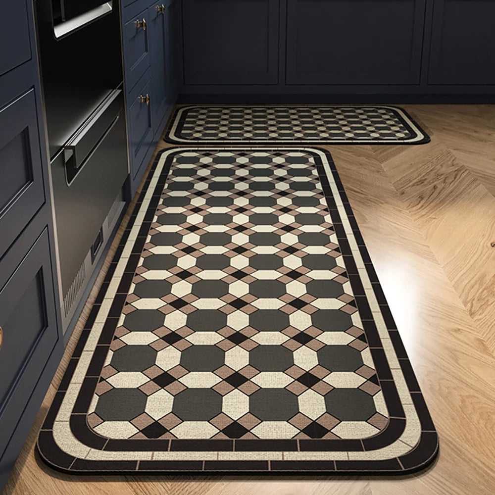 Anti-Slip Kitchen Floor Mat | Absorbent Quick-Dry Bath Rug