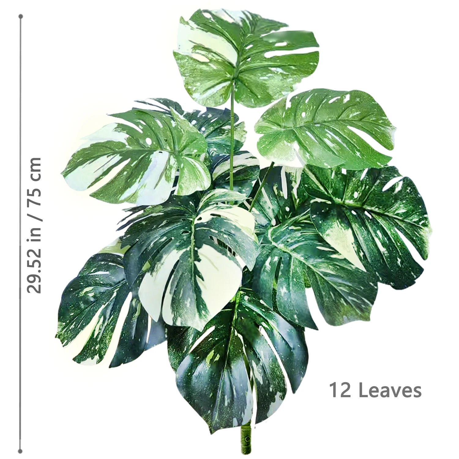 Artificial Monstera Plant Fake Palm Tree Indoor Floor Decor
