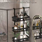 Corner Shower Shelf Wall Mounted 3-Tier Metal Rack