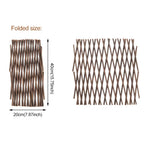 Expandable Garden Trellis Privacy Screen Wooden Fence Climbing Plants Lattice