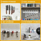 Magnetic Knife Holder for Wall – Stainless Steel Knife Strip Rack