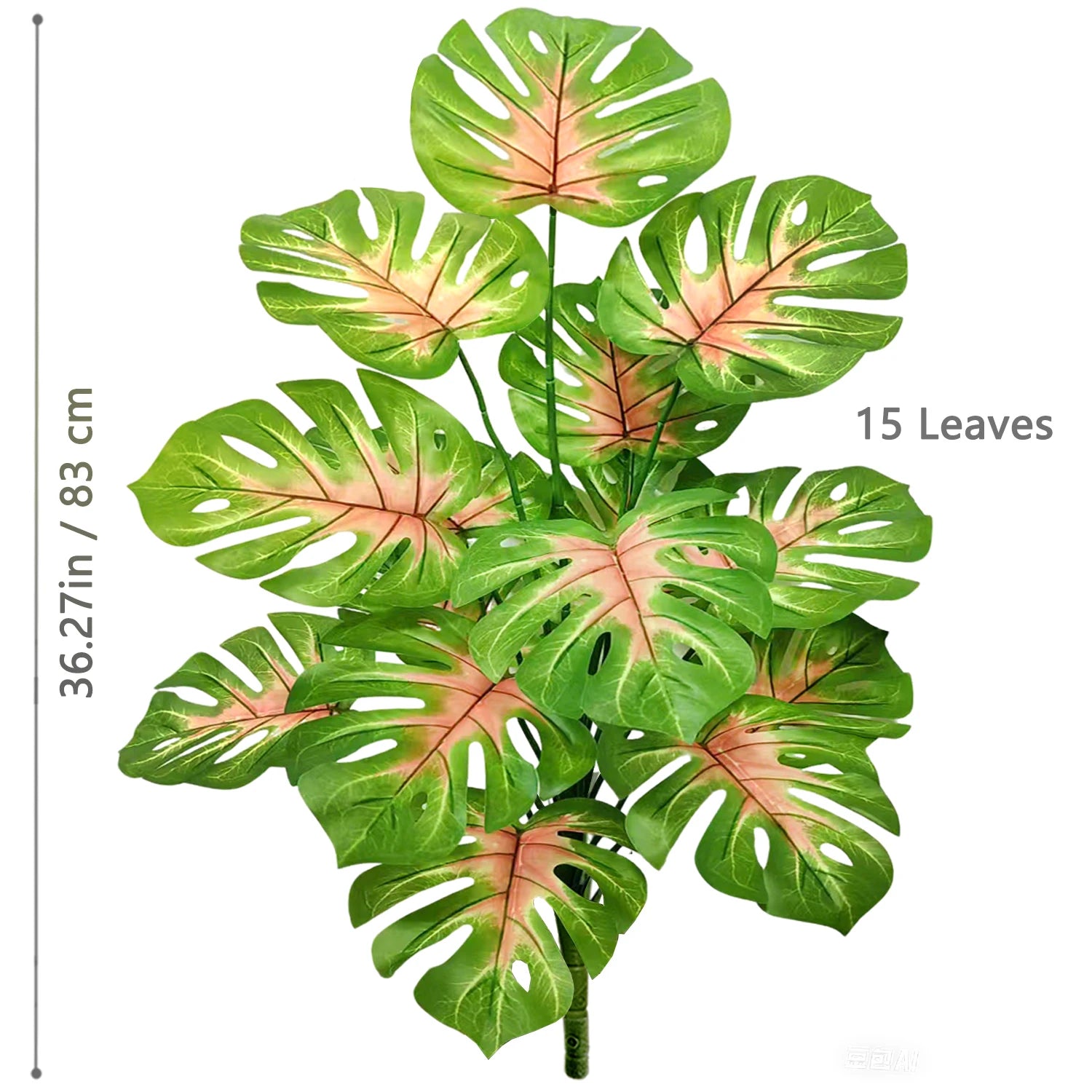 Artificial Monstera Plant Fake Palm Tree Indoor Floor Decor