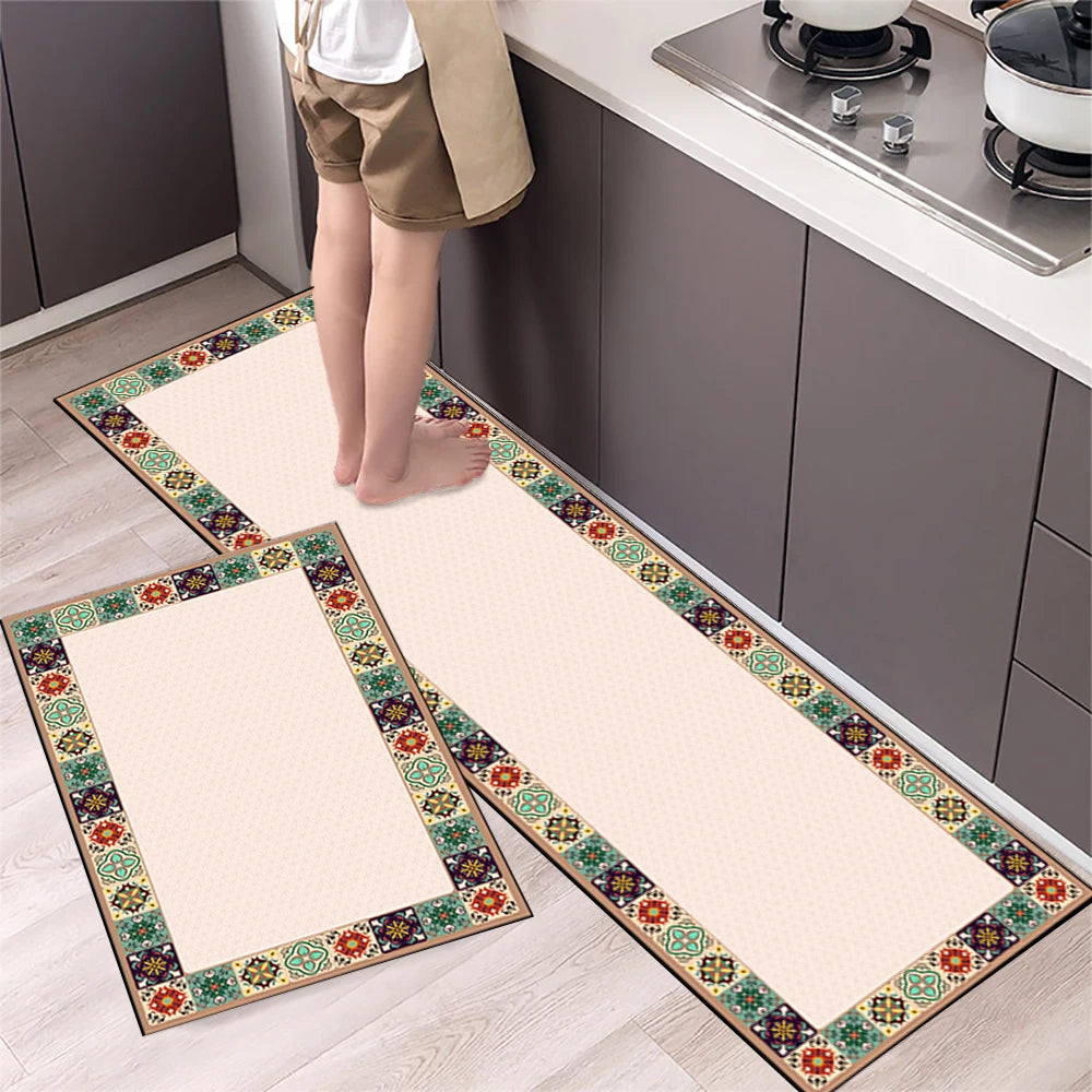 Anti-Slip Kitchen Floor Mat | Absorbent Quick-Dry Bath Rug