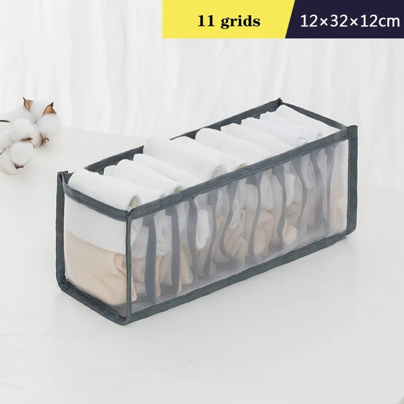 Foldable Drawer Organizer Boxes for Underwear, Bras & Socks
