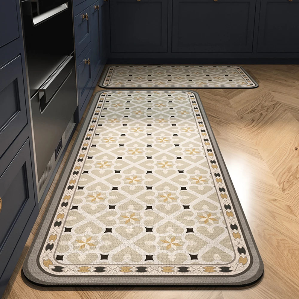 Anti-Slip Kitchen Floor Mat | Absorbent Quick-Dry Bath Rug