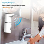 Touchless Foam Soap Dispenser Wall Mounted USB-C Rechargeable
